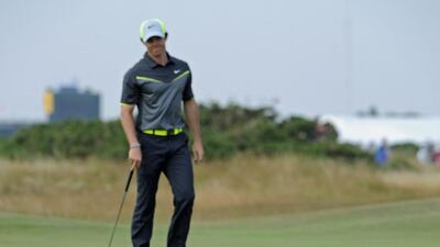 About the only thing that slowed Rory McIlroy down on Friday was a pheasant that trotted around the green on eight. McIlroy is up by four shots on the field after two days of the British Open at Royal Liverpool Golf Club, Hoylake, England on July 18. Gerry Penny / EPA