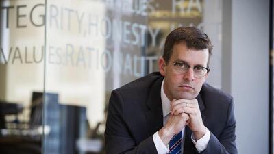 John Hardy, the head of foreign exchange strategy at Saxo Bank, says the volatility of the major currencies could continue a while longer. Antonie Robertson / The National