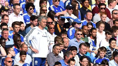 Jose Mourino has guided Chelsea to third in the Premier League this season. Ben Stansall / AFP