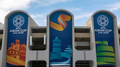 Abu Dhabi, United Arab Emirates - January 03, 2019: Standalone. Pictures of Zayed Sports City Stadium before the Asian Cup takes place. Thursday, January 3rd, 2019 in Zayed Sports City, Abu Dhabi. Chris Whiteoak/The National