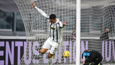 10) Double figures for the season after this goal against Cagliari on November 21. Getty