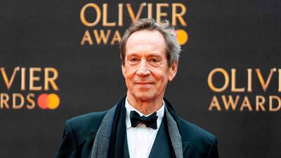 Jonathan Hyde arrives at the Olivier Awards at the Royal Albert Hall on April 7, 2019. AFP