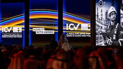 The Make it with Adnoc Forum under way in Abu Dhabi on October 25. Ryan Lim for The National