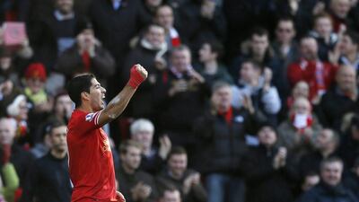 Luis Suarez tops the Premier League with 19 goals this season. Phil Noble / Reuters