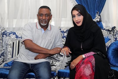 Mohammed Bin Talib and Shayma Abu Sulaiman got engaged while diving off the coast of Fujairah. Ms Abu Sulaiman said most people congratulated them but some found it far removed from Emirati tradition. Pawan Singh / The National