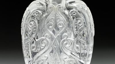 Flask, Egypt, circa 1025, rock crystal. Ira Schrank / The Kier Collection of Islamic Art on loan to the Dallas Museum of Art.