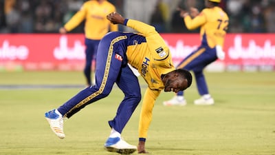 9. Darren Sammy. The St Lucian’s star has waxed in Pakistan in the past three seasons of devoted service to PSL, but waned in India at the same time. Few players from any country could match his record of success as a captain in T20 cricket. Whether he could have played at the IPL anyway is doubtful, given the knee injury he sustained in PSL in UAE. Arif Ali / AFP