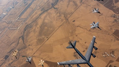 American and Israeli aircraft take part in the joint exercise Juniper Oak. AP