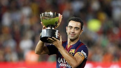 Former Barcelona captain Xavi Hernandez says he wants to manage the Spanish club. EPA