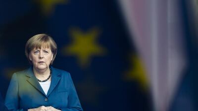 German chancellor Angela Merkel has told her Christian Democratic party that she will be running for a fourth term to lead post-war Germany. Markus Schreiber/AP Photo