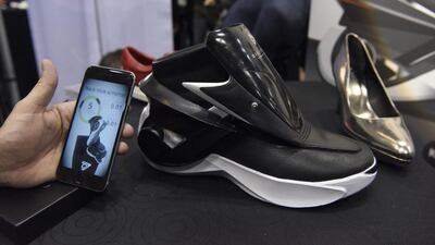 The Digitsole smartshoe. David Paul Morris / Bloomberg
