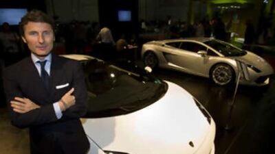 Stephan Winkleman, the CEO and president of Lamborghini, is cautiously optimistic the luxury car brand will ride out the current financial crisis.