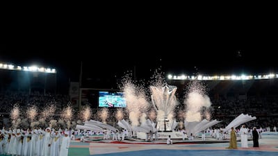 The opening ceremony of 2019 AFC Asian Cup. AFP