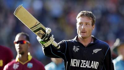 Martin Guptil's unbeaten 237 against West Indies at the 2015 cricket World Cup and demonstrated the power of batsmen in the ODI format. Anthony Phelps / Reuters