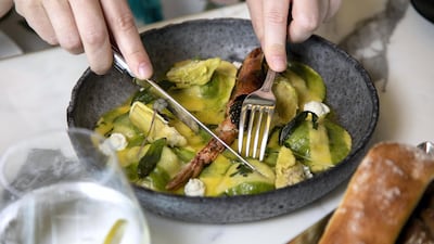 We've Twisted a Classic, a double-dough ravioli with spinach