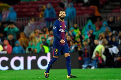 Could Barcelona's Spanish defender Gerard Pique be playing for Fifa-recognised, independent Catalonia? Lluis Gene / AFP