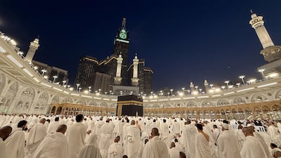 Muslims perform Umrah at the Grand Mosque in the holy city of Mecca, Saudi Arabia, September 14, 2026. Picture taken with a mobile phone. REUTERS / Ibraheem Abu Mustafa