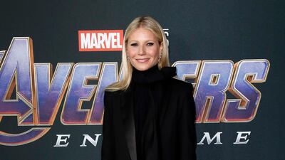 Gwyneth Paltrow, in G Label by Goo, attends the premiere of 'Avengers: Endgame' at the LA Convention Centre in Los Angeles, California, on April 22, 2019. EPA