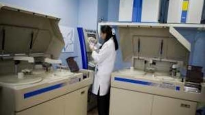 The laboratory at the Imperial College London Diabetes Centre.