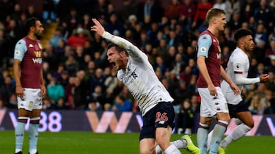 Left-back: Andrew Robertson (Liverpool) – Another all-action display was capped with the emphatic header that brought Liverpool’s equaliser in the win at Aston Villa. EPA