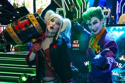 The Middle East Film and Comic Con is a popular event that is usually hosted at Adnec. Victor Besa / The National