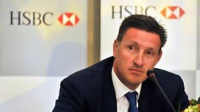 Simon Cooper, the HSBC Middle East and North Africa chief executive, says the continued growth of infrastructure investments will be a key theme for the region. Charles Crowell for The National