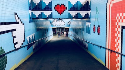 The art at Thorildsplan station on the Stockholm Metro, which encompasses artworks by more than 150 artists. Photo: Visit Stockholm