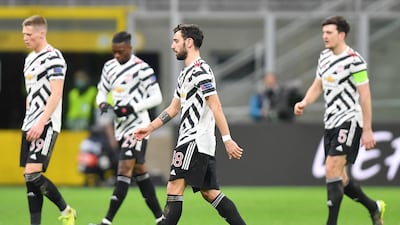 Bruno Fernandes 5. Shot over in United’s first real chance. Frustrated as he mishit a 24th minute pass. Took risks and tried to create magic. Key pass before Pogba’s goal but not a night he’ll remember as one of his best. Reuters