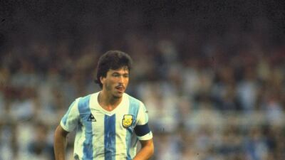 Daniel Passarella: The defender’s goalscoring record wasn’t far off Diego Maradona's as he plundered 90 for River Plate in eight seasons between 1974 and 1981 and continued at around one every four matches in Serie A for Fiorentina. Also bagged 22 for Argentina. Steve Powell / Allsport