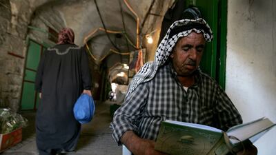 The Old City of Hebron, in the West Bank, could become a Unesco World Heritage List site. / AFP PHOTO / HAZEM BADER