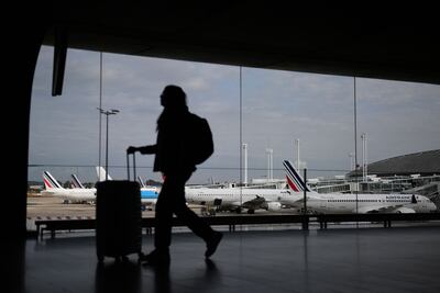 Paris's main airport has experienced some disruption. AFP