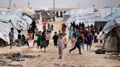 Al Hol camp in Al Hasakeh province, Syria, houses families of ISIS fighters. AP