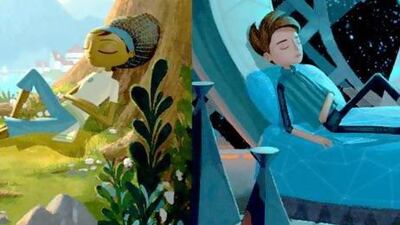 Broken Age follows the story of a young boy and girl leading parallel lives, one on a spaceship and one battling a monster.