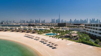 The property offers stunning city views and boasts a lovely beach of its own. Bulgari Resort Dubai