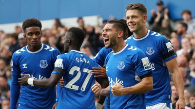 Everton 1 (Maupay 53') West Ham United 0: Everton secured their first win of the season at the seventh attempt thanks to Neal Maupay's first goal for the club since moving from Brighton. "It's a win that has been a little while coming," said Everton manager Frank Lampard. "We probably have deserved it somewhere this season already but it hadn't come." Getty