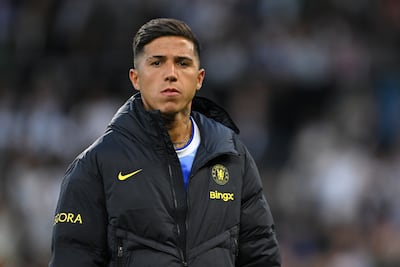 Enzo Fernandez was booed by a section of the Chelsea fans when he was introduced as a substitute against Fulham. Getty Images