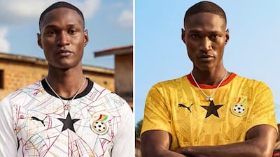 Ghana's national kits.