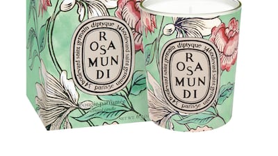 Diptyque’s leafy limited edition Rosa Mundi candle