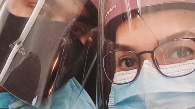 Ranjeet Nair and his wife Minnu Balachandran heading to Dubai after spending months in India for a family medical emergency.