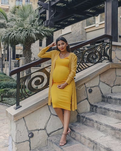 Through her blog, Dana Ahmed shows pregnant women they can still be stylish. Courtesy Dana Ahmed