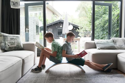 The multipurpose Wobbel board. Courtesy EcoSouk