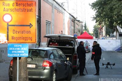 The knifeman who fatally stabbed a Brussels police officer before being shot and arrested was on a terrorism watch list. AFP