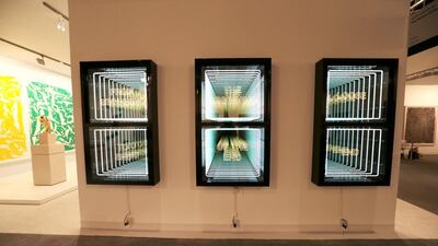 Abu Dhabi Art held at Manarat Al Saadiyat last year. Christopher Pike / The National