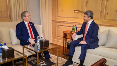 Sheikh Abdullah bin Zayed, Deputy Prime Minister and Minister of Foreign Affairs, with Scott Bessent, US Secretary of the Treasury, in New York. Wam