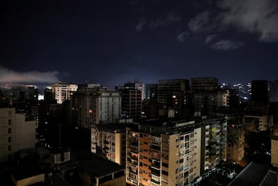 A general view of the blackout in Caracas, Venezuela. Reuters