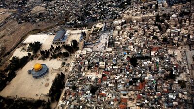 Jerusalem's old city. On Wednesday, US President recognised the holy city as the capital of Israel, defying international law. Amir Cohen / Reuters