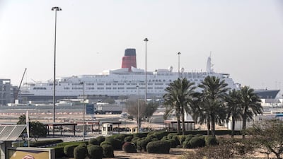 The Queen Elizabeth 2 at her moorings in Rashid Port. Antonie Robertson / The National