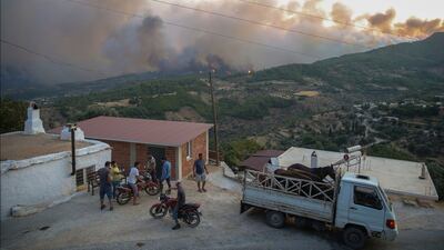 A heatwave across southern Europe, fed by hot air from North Africa, has contributed to wildfires breaking out across the Mediterranean, including Italy and Greece.