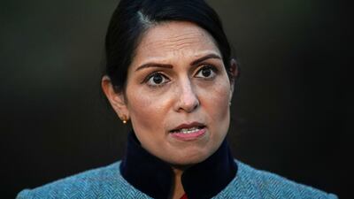 Home Secretary Priti Patel said: 'We do not want people in hotels.' PA