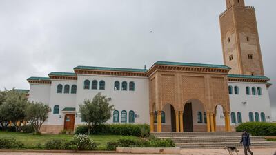 A man walks in front of closed mosques in Rabat, Morocco. EPA
